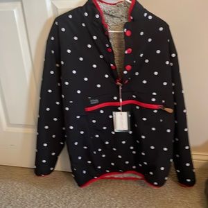 Lined half zip jacket